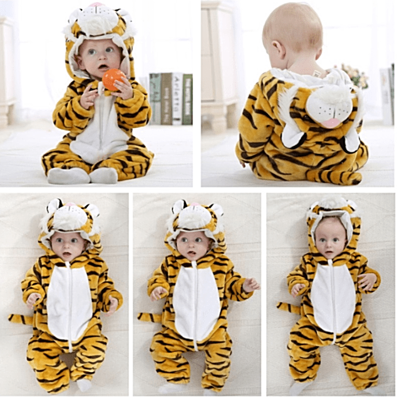 TIGER Karneval KOSTÜM KLEIN KINDER Karneval Fasching Party Baby Tier