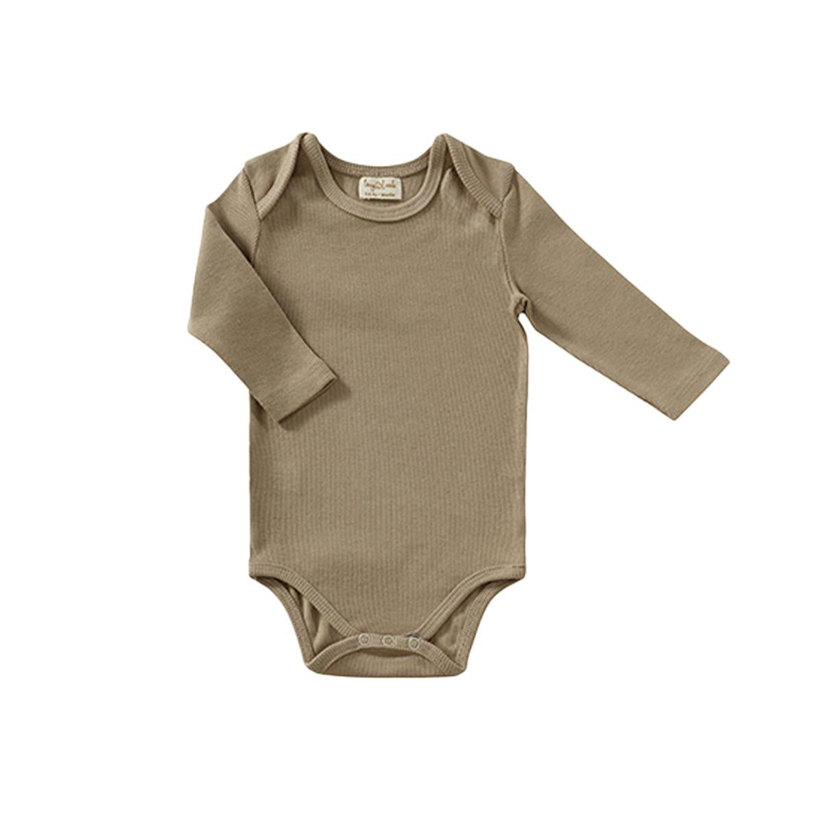 Baby Bio Baumwolle Unisex langarm Body, 3er-Pack