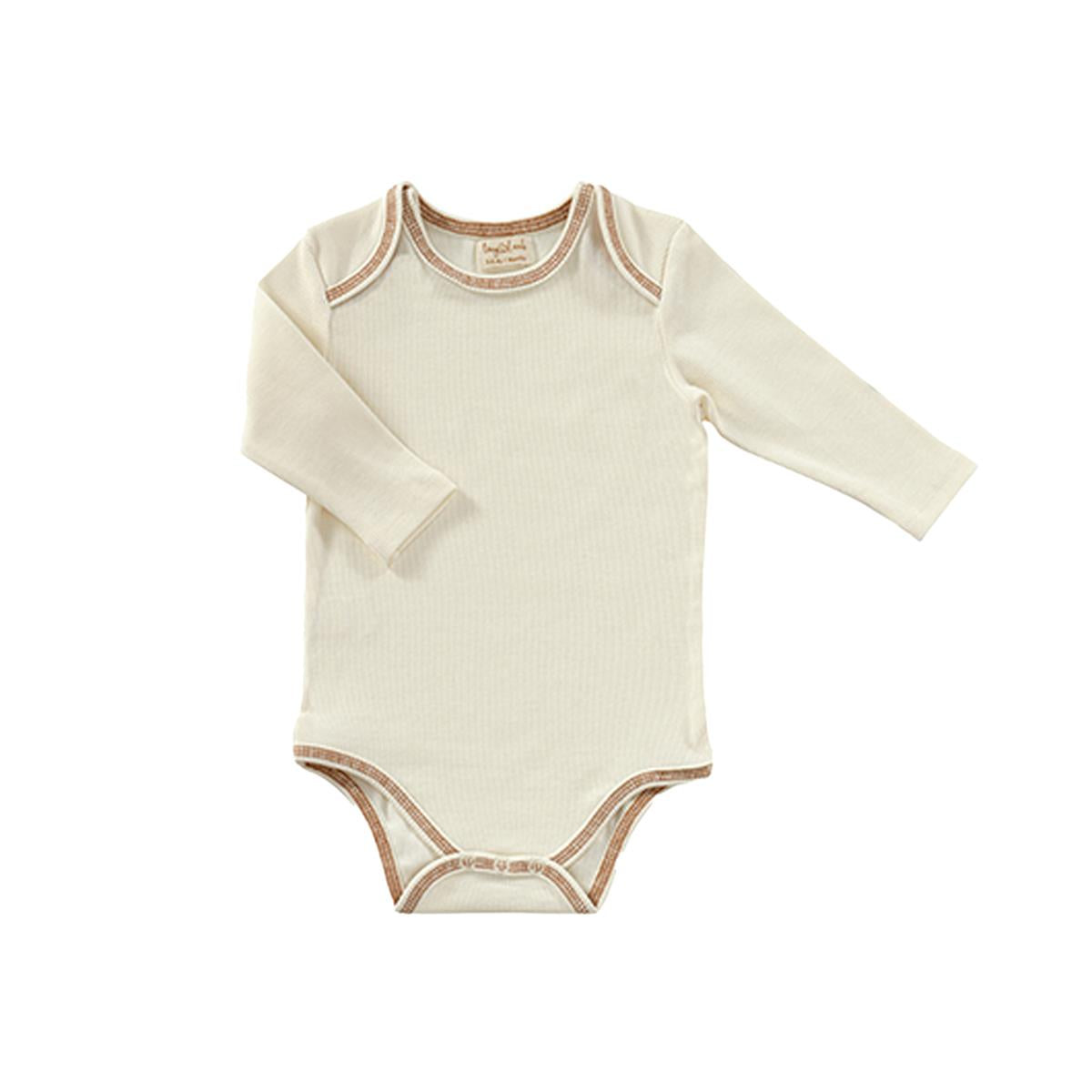 Baby Bio Baumwolle Unisex langarm Body, 3er-Pack